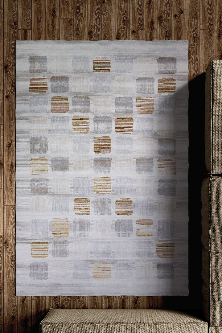 Turkish Modern Expression Rug - 4.9 x 7.4 FT - Superior Comfort, Modern Style Accent Rugs