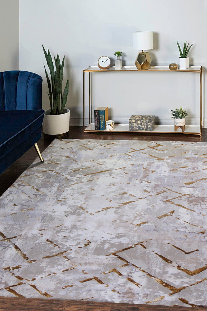 Turkish Modern Expression Rug - 6.6 x 9.5 FT - Superior Comfort, Modern Style Accent Rugs