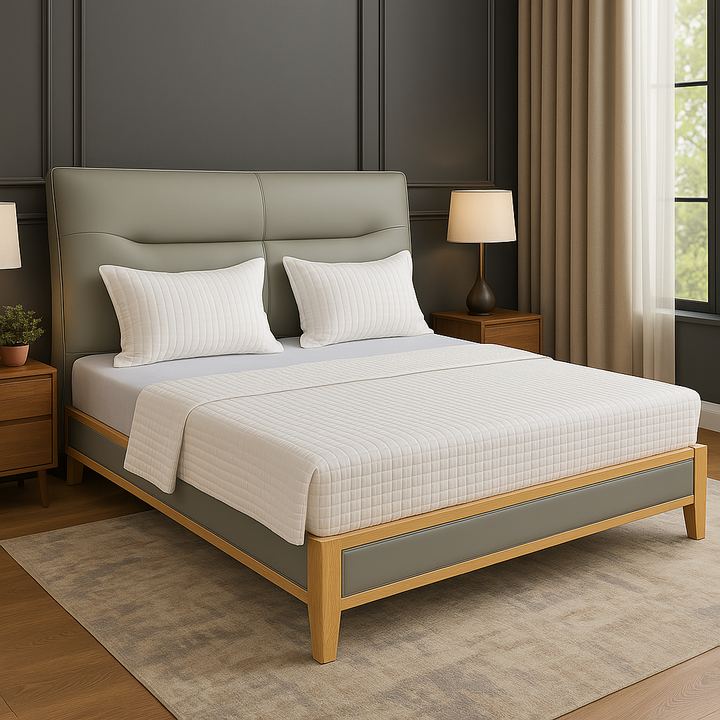 JINGPIN - Imported PU Leather Bed 005