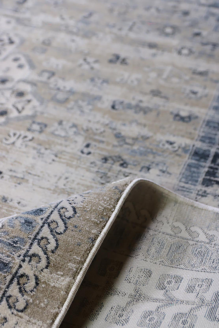 <p>Turkish Modern <strong>Elements Rug</strong>  - Blue - 7.8 x 10.4 FT</p>