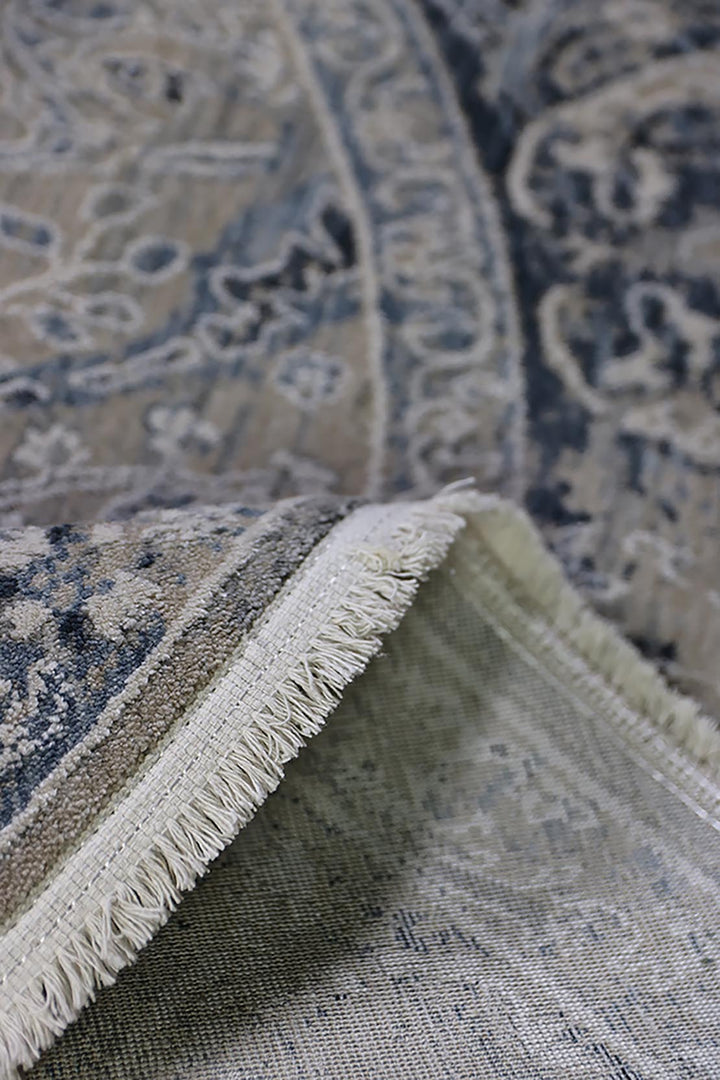 <p>Turkish Modern <strong>Elements Rug</strong>  - Blue - 5.2 x 5.2 FT</p>