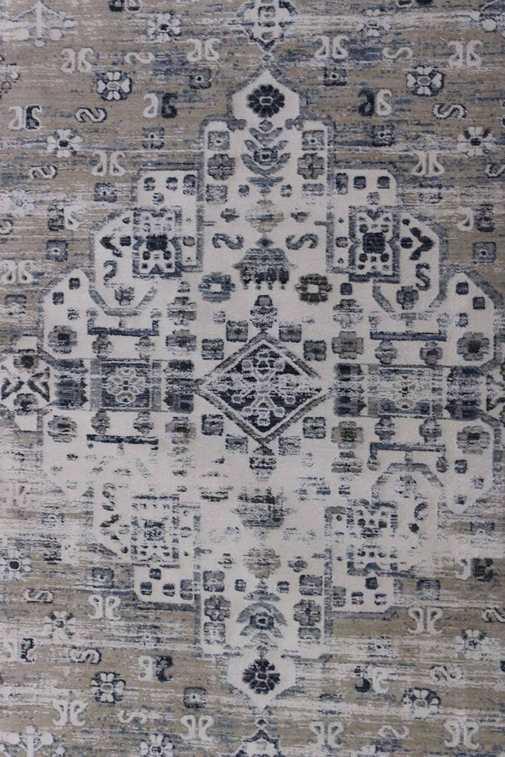 <p>Turkish Modern <strong>Elements Rug</strong>  - Blue - 7.8 x 10.4 FT</p>