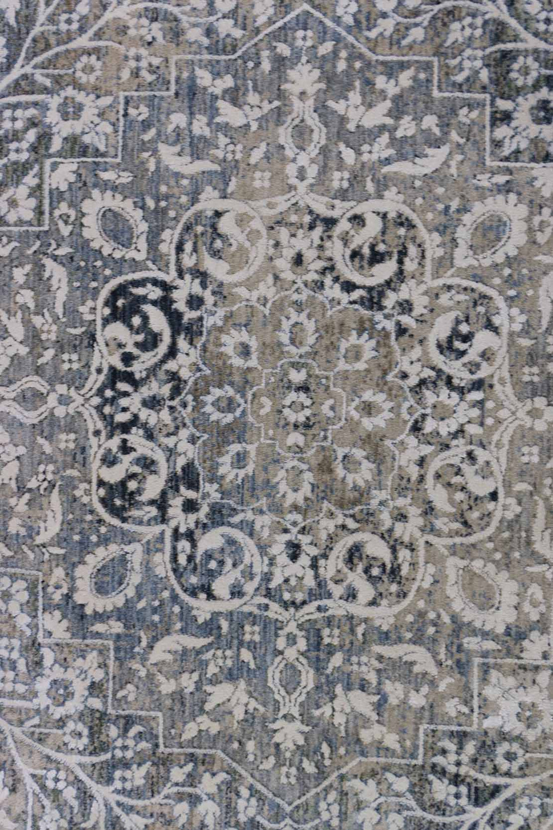 <p>Turkish Modern <strong>Elements Rug</strong>  - Blue - 5.2 x 5.2 FT</p>