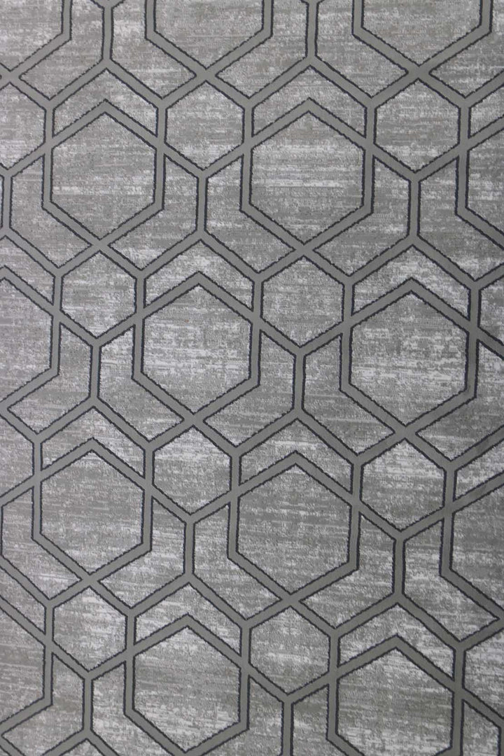 Turkish Modern Festival - 6.6 x 9.5 FT - Gray - Superior Comfort, Modern Style Accent Rugs