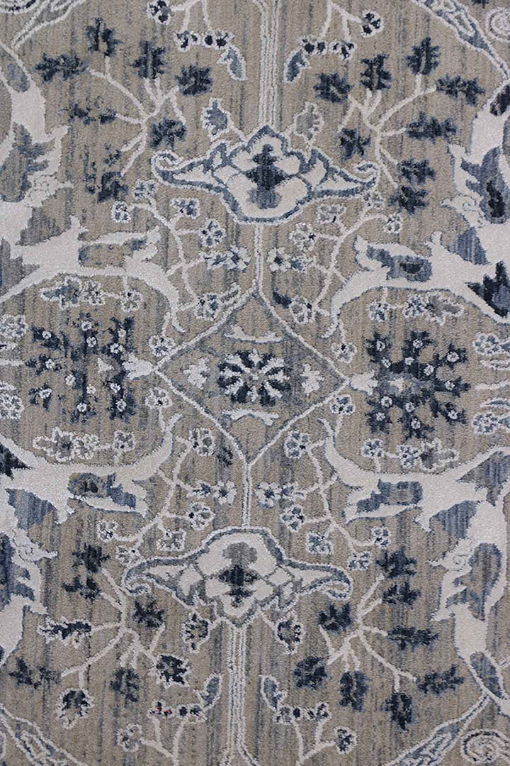 <p>Turkish Modern <strong>Elements Rug</strong>  - Blue - 5.2 x 5.2 FT</p>
