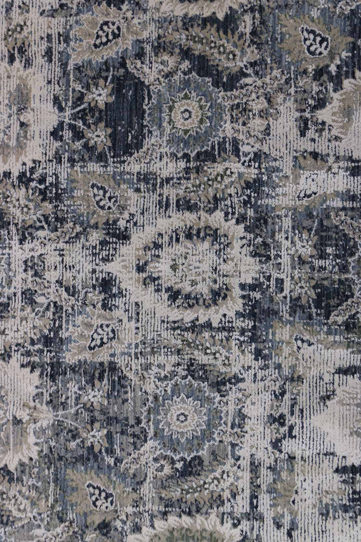 <p>Turkish Modern <strong>Elements Rug</strong>  - Blue - 5.2 x 5.2 FT</p>