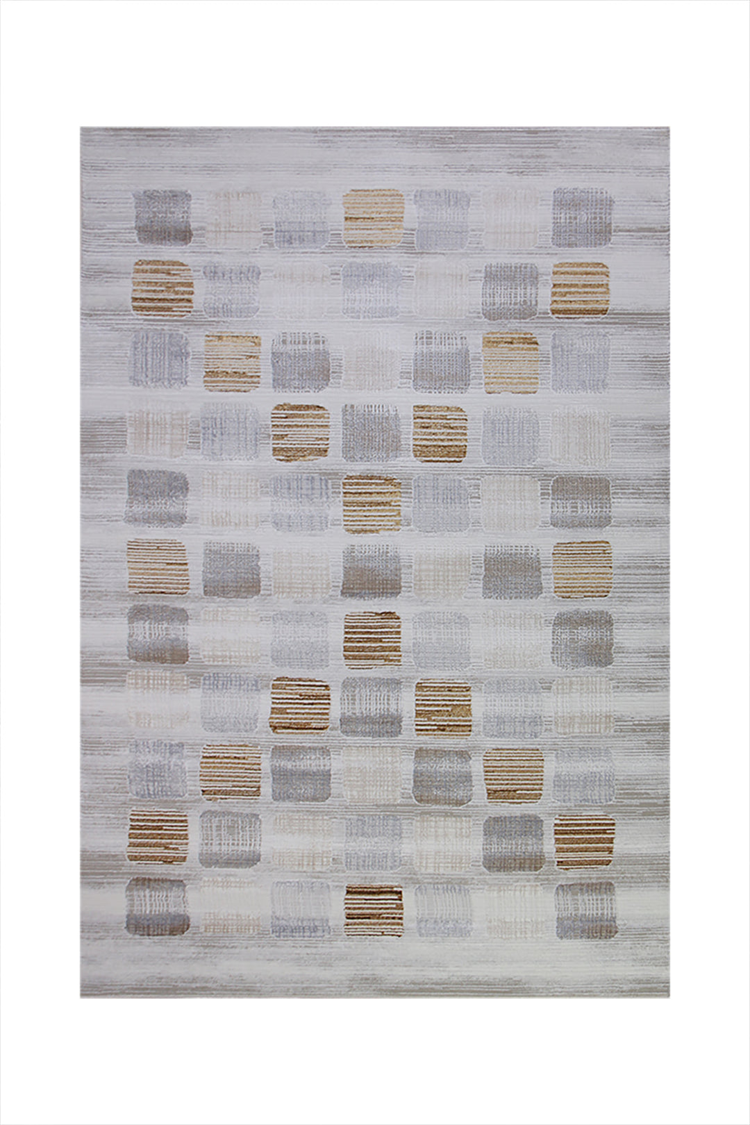 Turkish Modern Expression Rug - 4.9 x 7.4 FT - Superior Comfort, Modern Style Accent Rugs