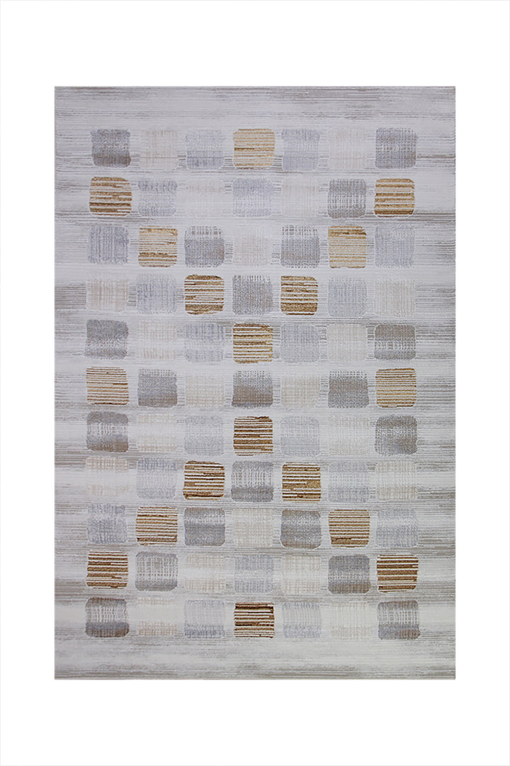 Turkish Modern Expression Rug - 4.9 x 7.4 FT - Superior Comfort, Modern Style Accent Rugs