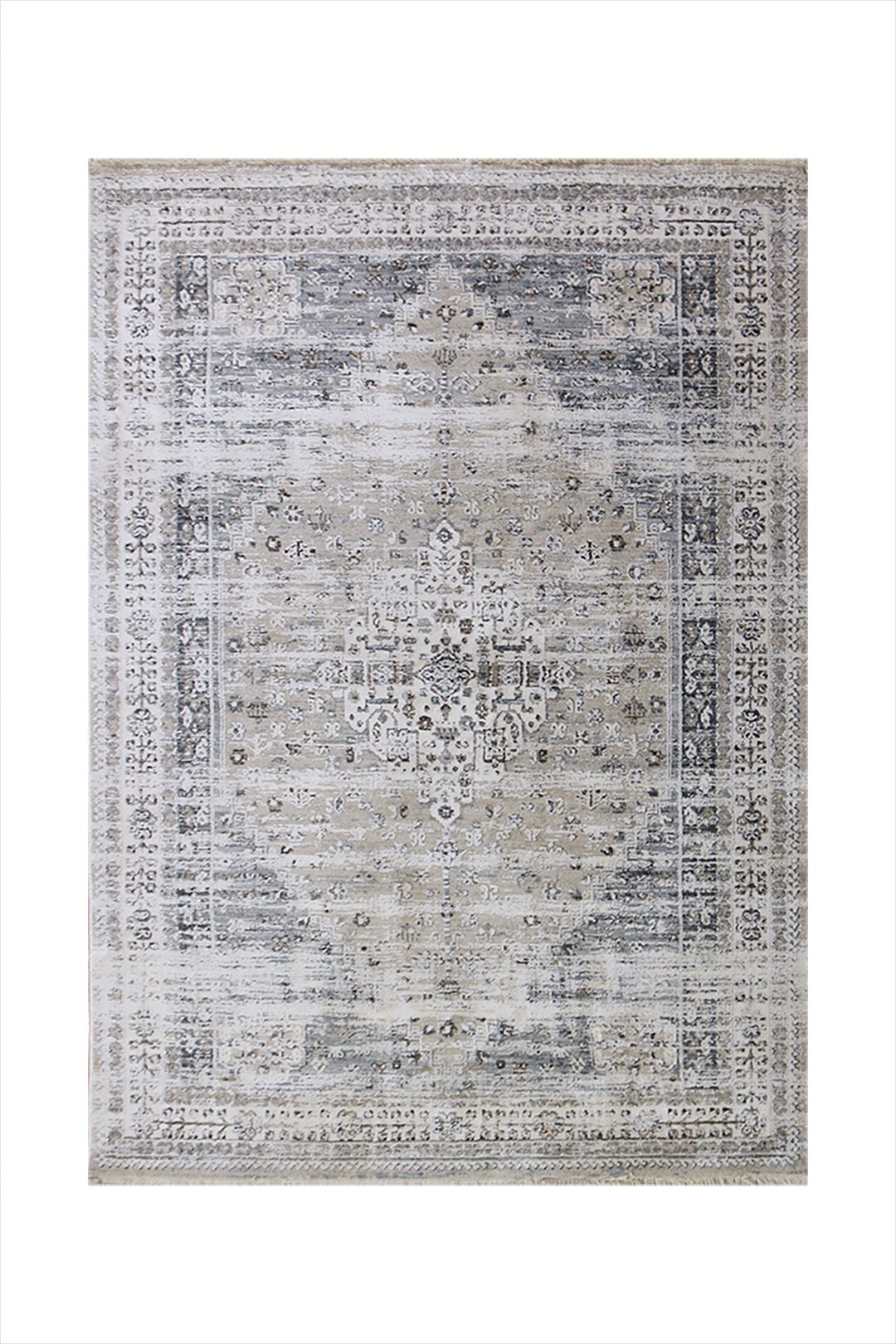 <p>Turkish Modern <strong>Elements Rug</strong>  - Gray - 3.9 x 5.9 FT</p>