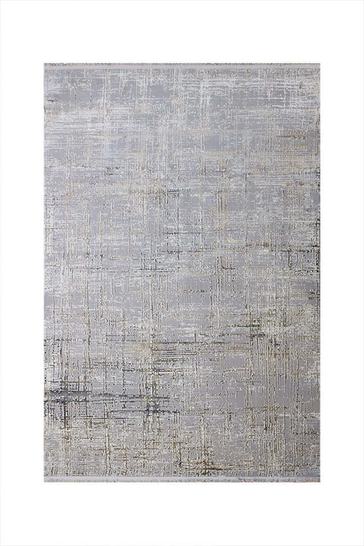 Turkish Modern Alpine Rug - 4.9 x 7.4 Ft - Gray - Superior Comfort, Modern Style Accent Rugs