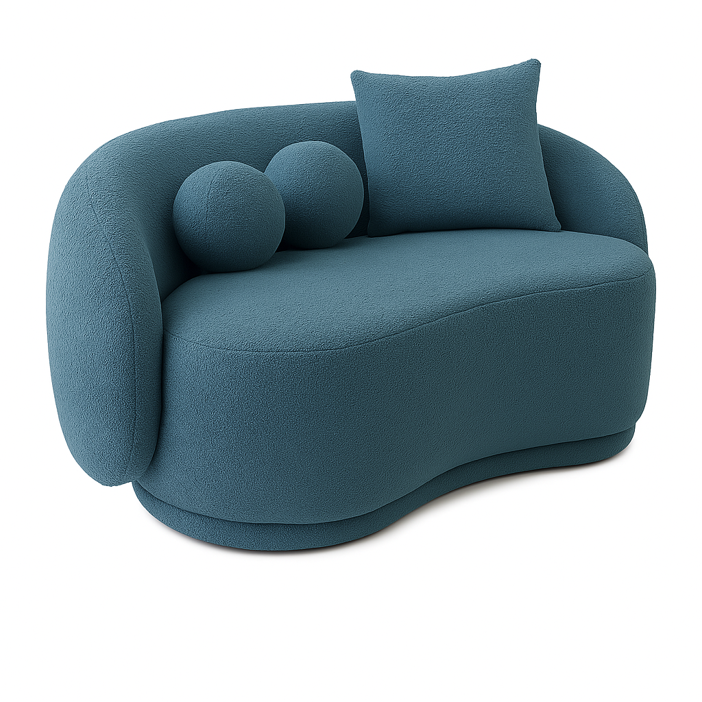 Modern Cloud Couch with Soft Boucle Sofa