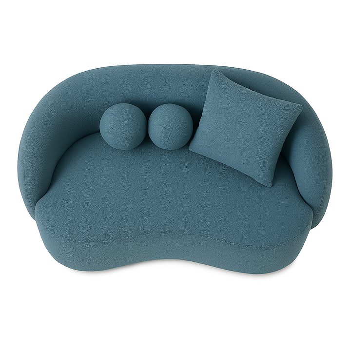Modern Cloud Couch with Soft Boucle Sofa