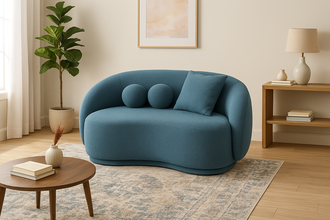 Modern Cloud Couch with Soft Boucle Sofa