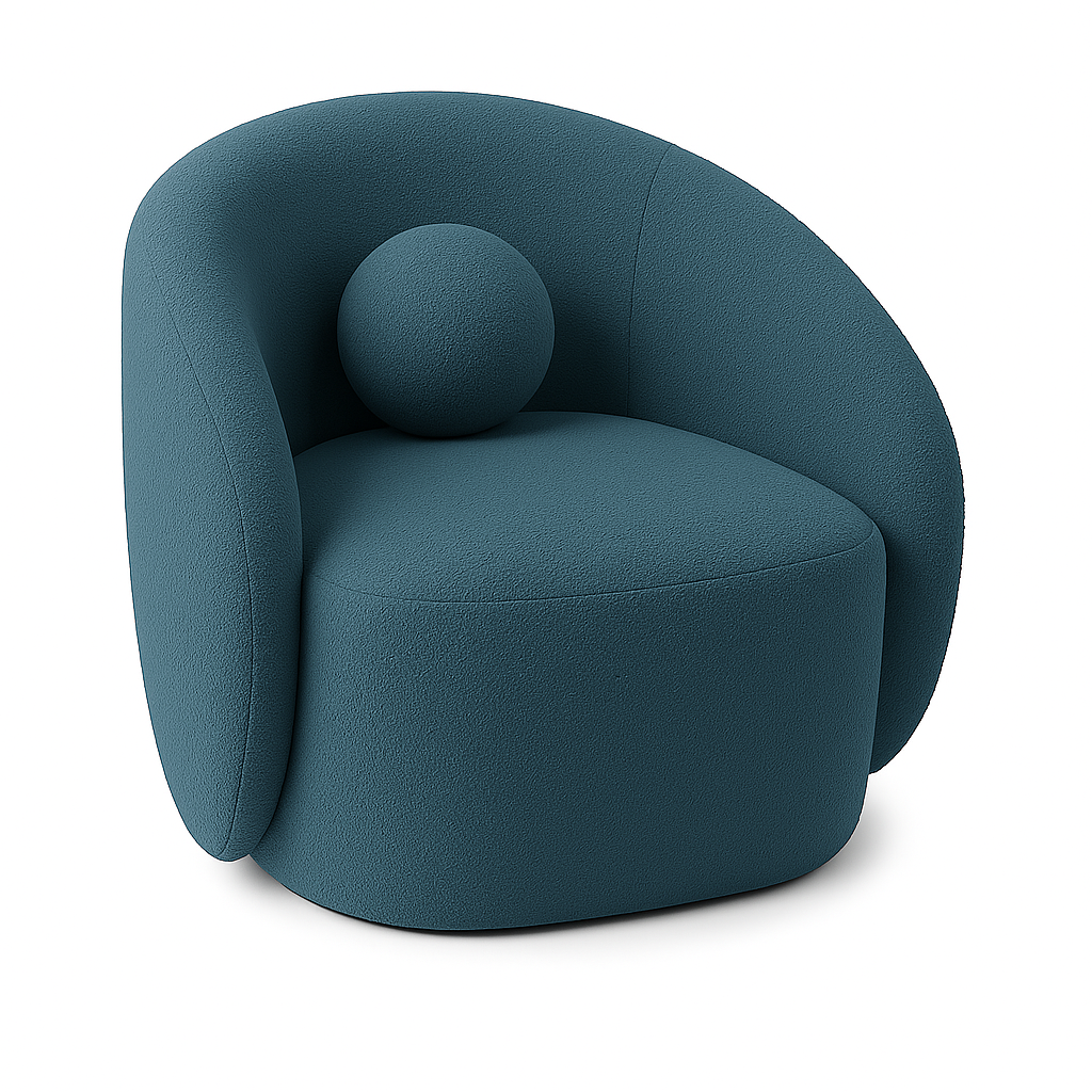 Modern Cloud Couch with Soft Boucle Sofa
