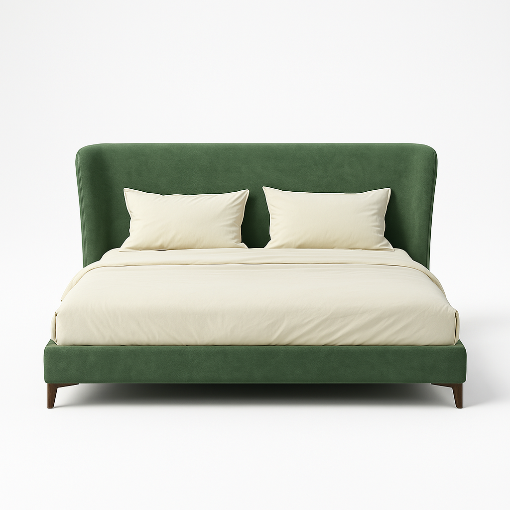 Oasis - Modern King Size Pastel Green Bed