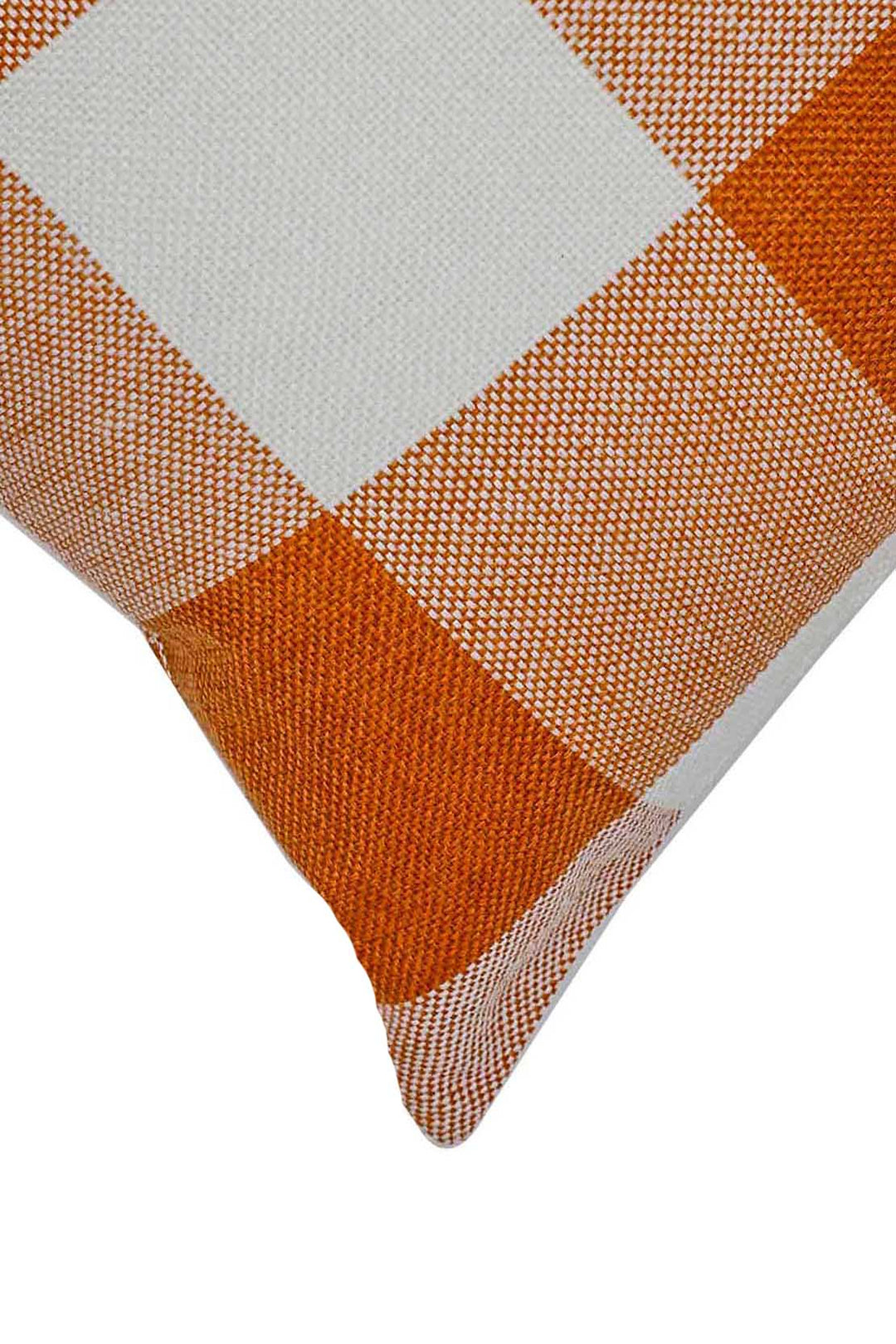 Checks Cushion Cover Without Filling - V Surfaces