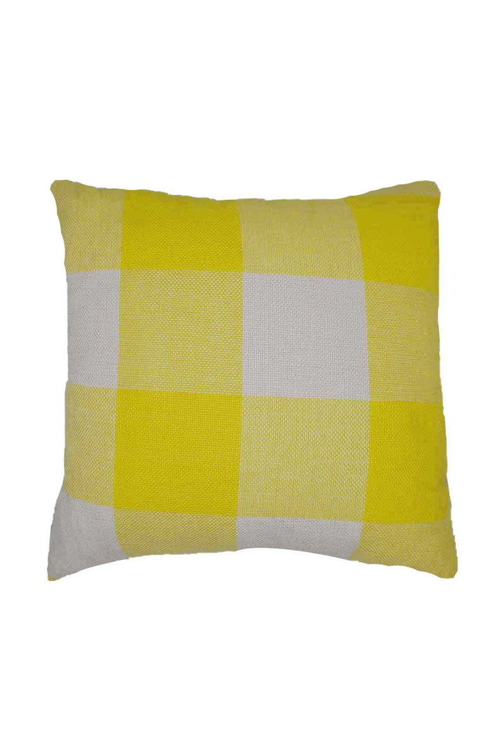 Checks Cushion Cover Without Filling - V Surfaces