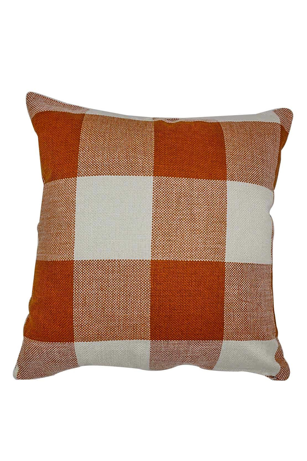 Checks Cushion Cover Without Filling - V Surfaces