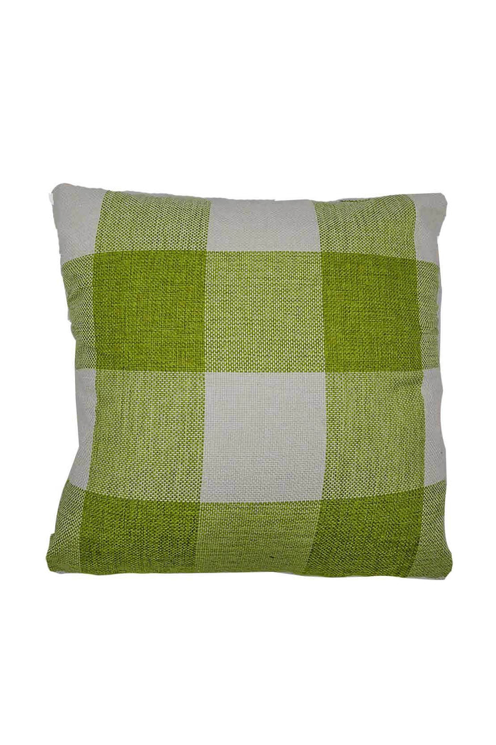 Checks Cushion Cover Without Filling - V Surfaces