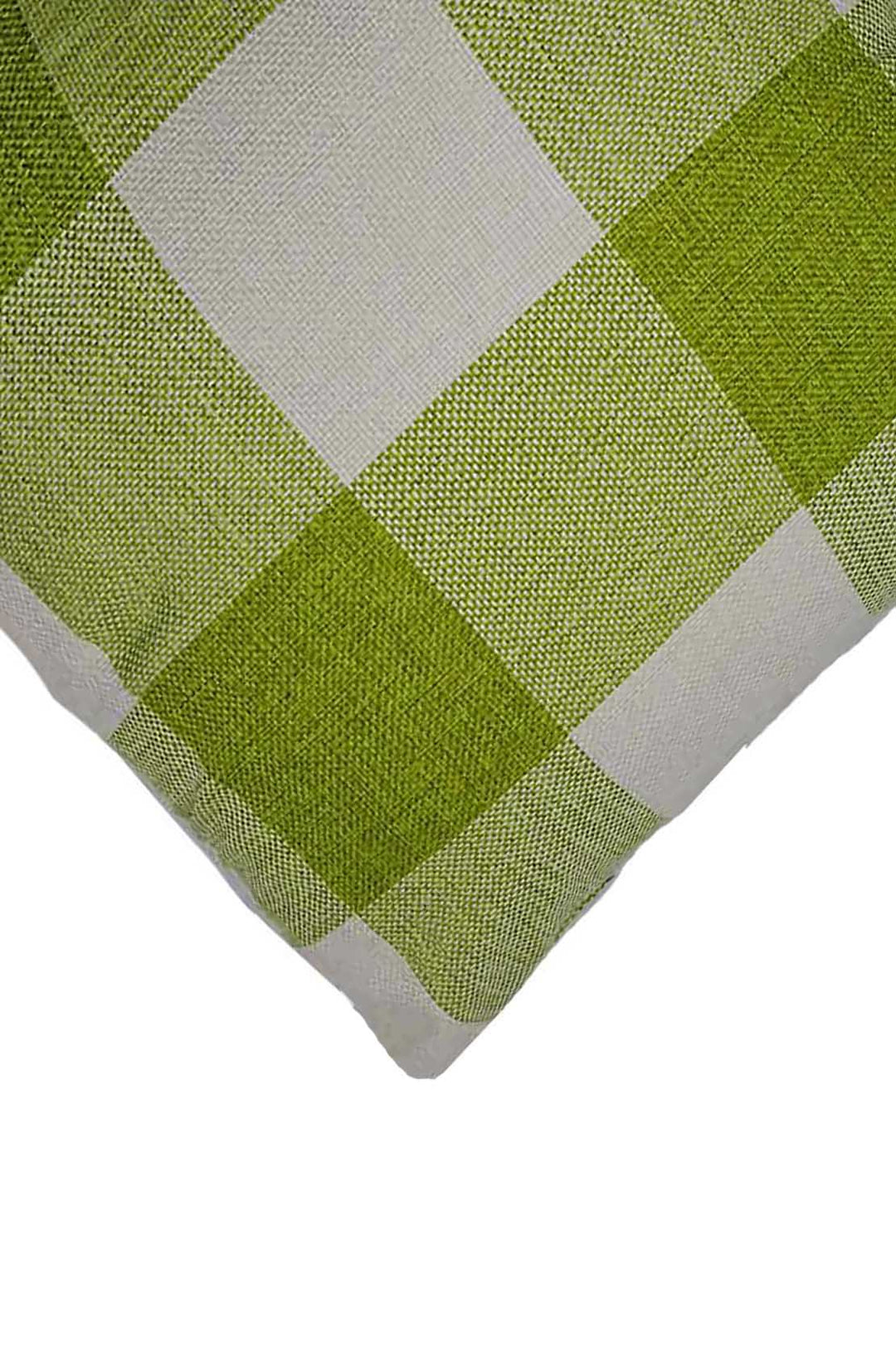 Checks Cushion Cover Without Filling - V Surfaces