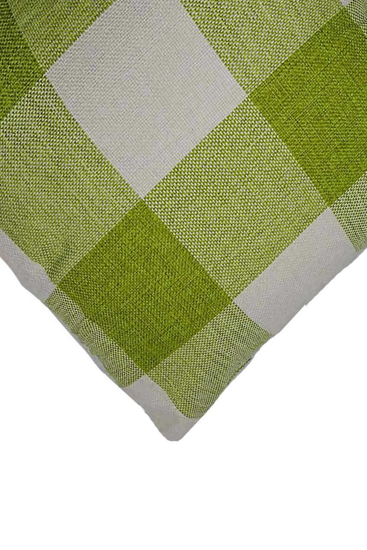 Checks Cushion Cover Without Filling - V Surfaces