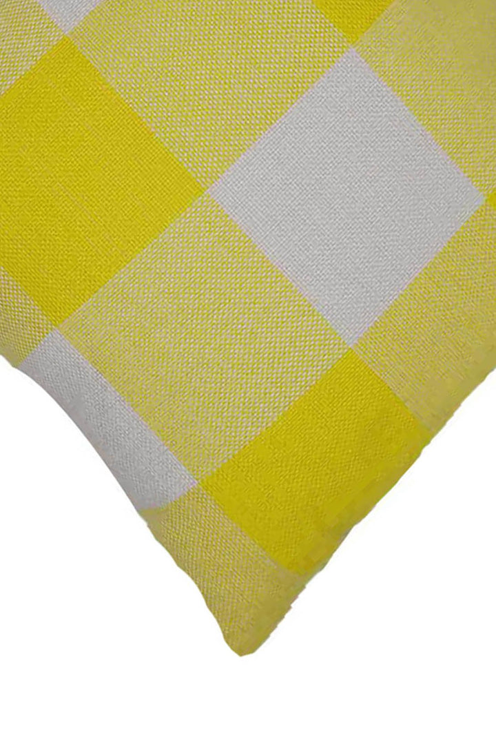 Checks Cushion Cover Without Filling - V Surfaces