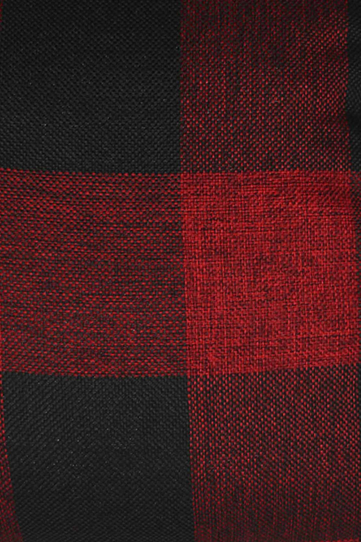 Checks Cushion Cover Without Filling - V Surfaces