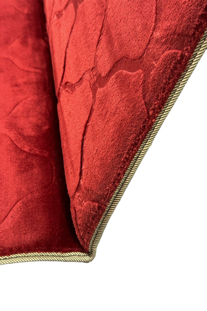 Foldable Prayer Mat Prayer Rug with Backrest - Janamaz - V Surfaces