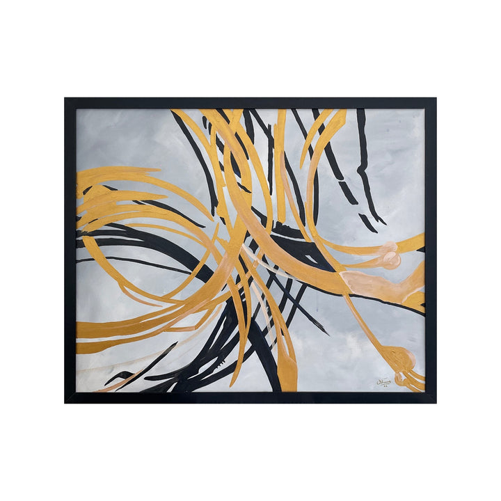 Hand Painted Textured, Acrylic Painting - V Surfaces