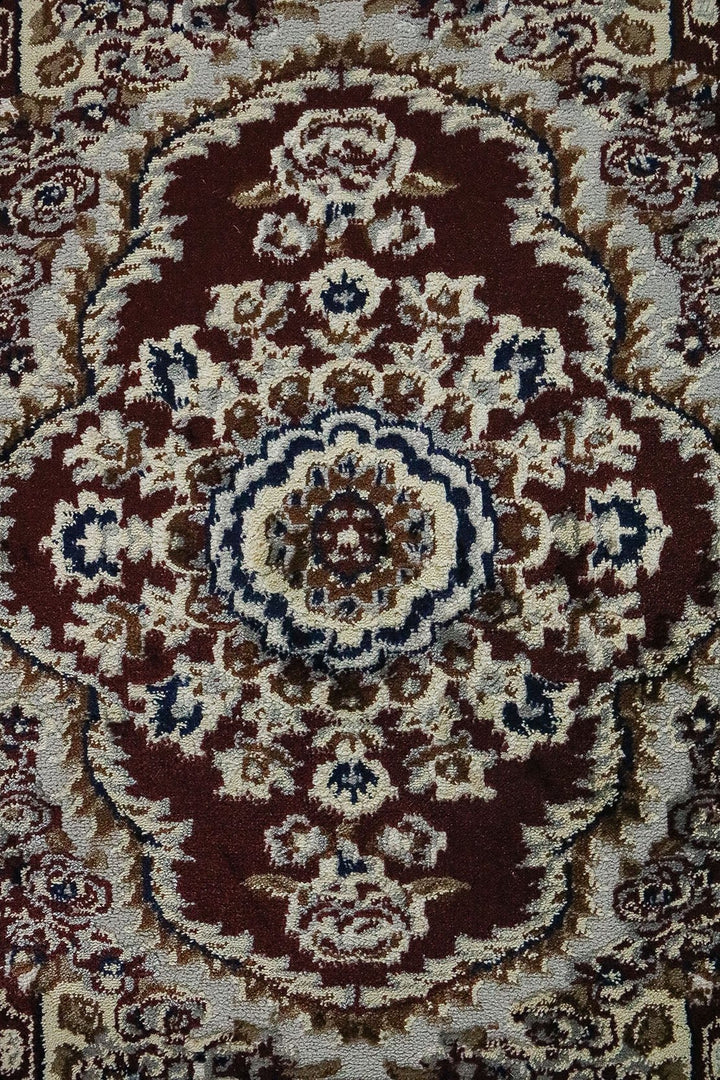 Iranian Premium Farsh-E-Iran Rug - 4.10 x 5.57 FT - Brown - Superior Comfort, Colorful Design and Modern Style Accent Rugs - V Surfaces