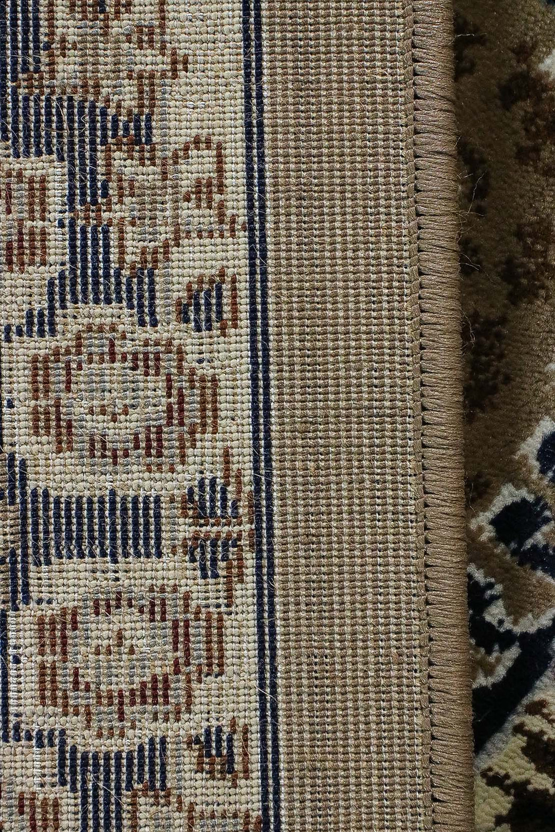 Iranian Premium Farsh-E-Iran Rug - 4.10 x 5.57 FT - Brown - Superior Comfort, Colorful Design and Modern Style Accent Rugs - V Surfaces