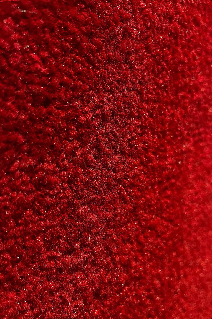 Masqat- 12-Foot Wide Wall-to-Wall Carpet, Red - V Surfaces
