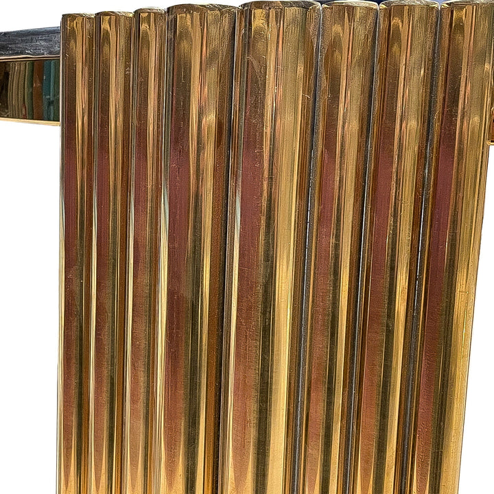 Oval Marble Dining Table with Golden Legs - V Surfaces