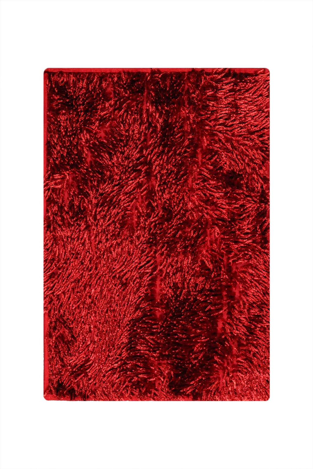 Shiny Micro Fiber Bath Mat, Red - V Surfaces