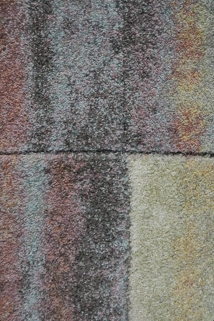 Turkish Modern Emerson Rug - 4.92 x 7.38 FT - Blue - Superior Comfort, Colorful Design and Modern Style Accent Rugs - V Surfaces