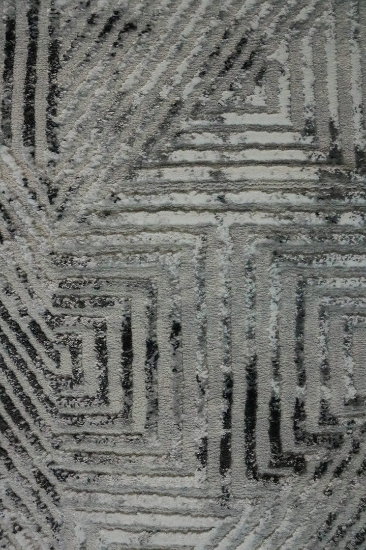 Turkish Modern Festival 1 Rug - 2.6 x 4.9 FT - Gray - Superior Comfort, Modern Style Accent Rugs - V Surfaces