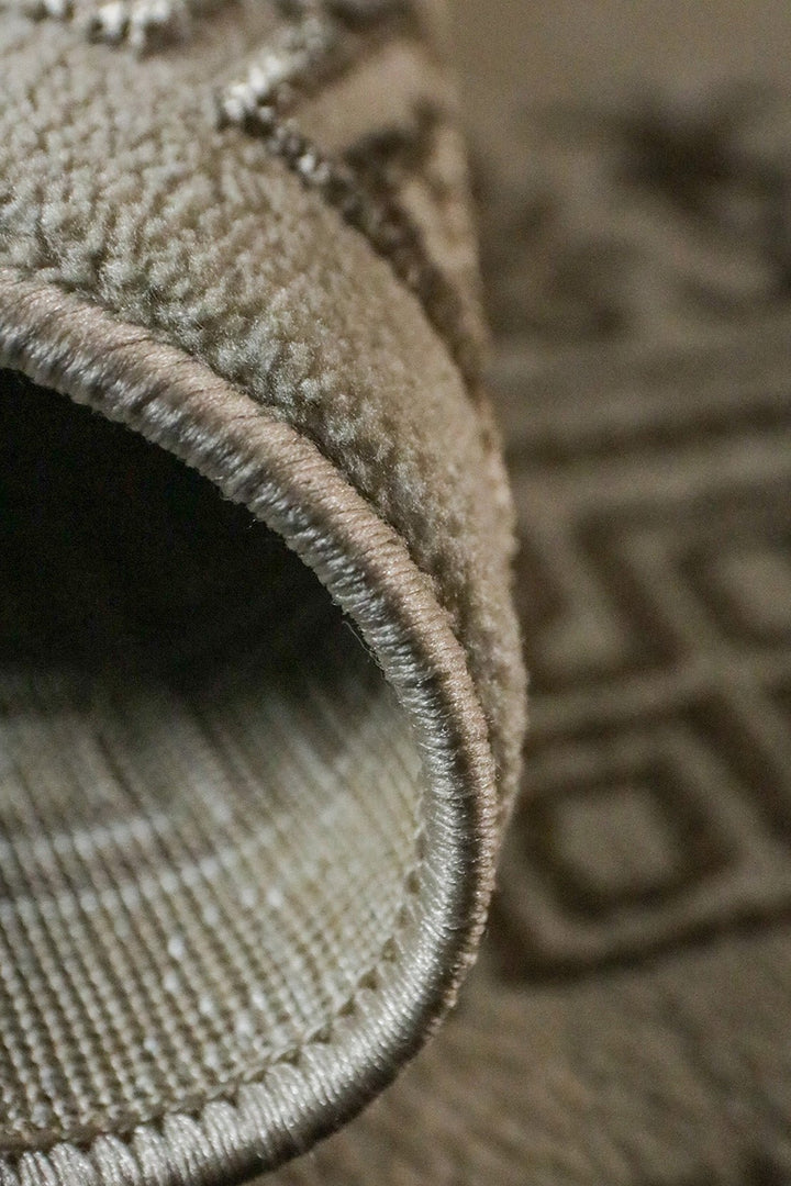 Turkish Modern Festival 1 Rug - 2.6 x 9.8 FT - Beige - Superior Comfort, Modern Style Accent Rugs - V Surfaces