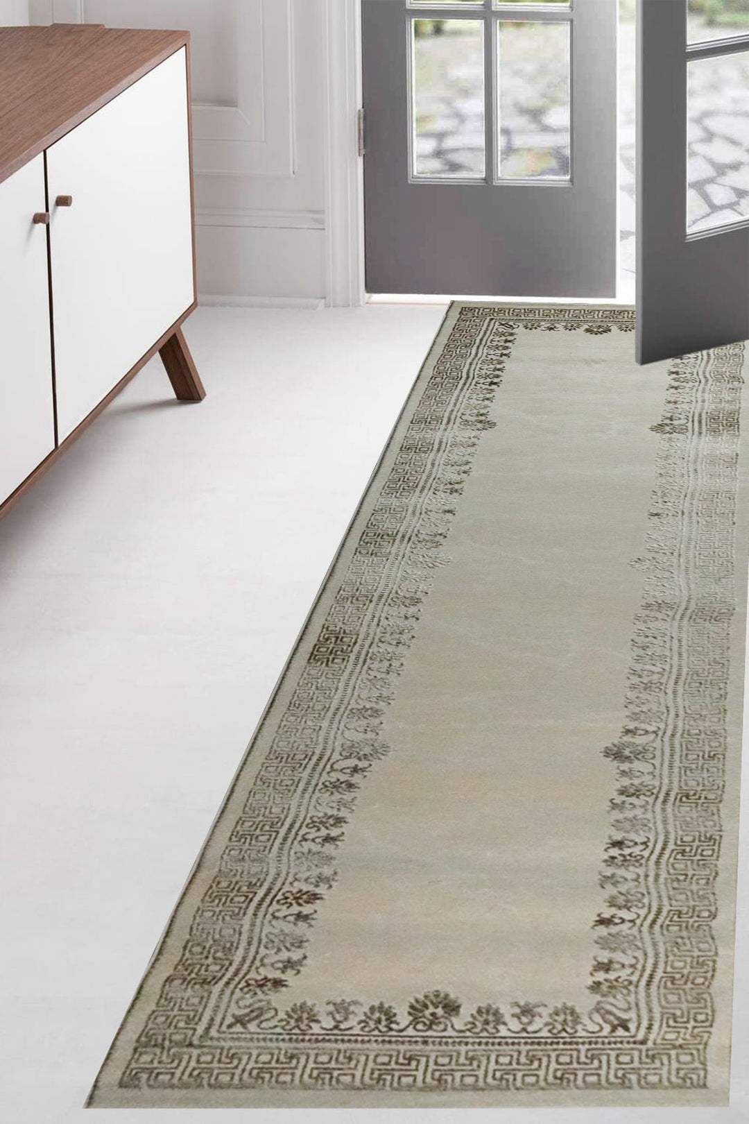 Turkish Modern Festival 1 Rug - 2.6 x 9.8 FT - Beige - Superior Comfort, Modern Style Accent Rugs - V Surfaces