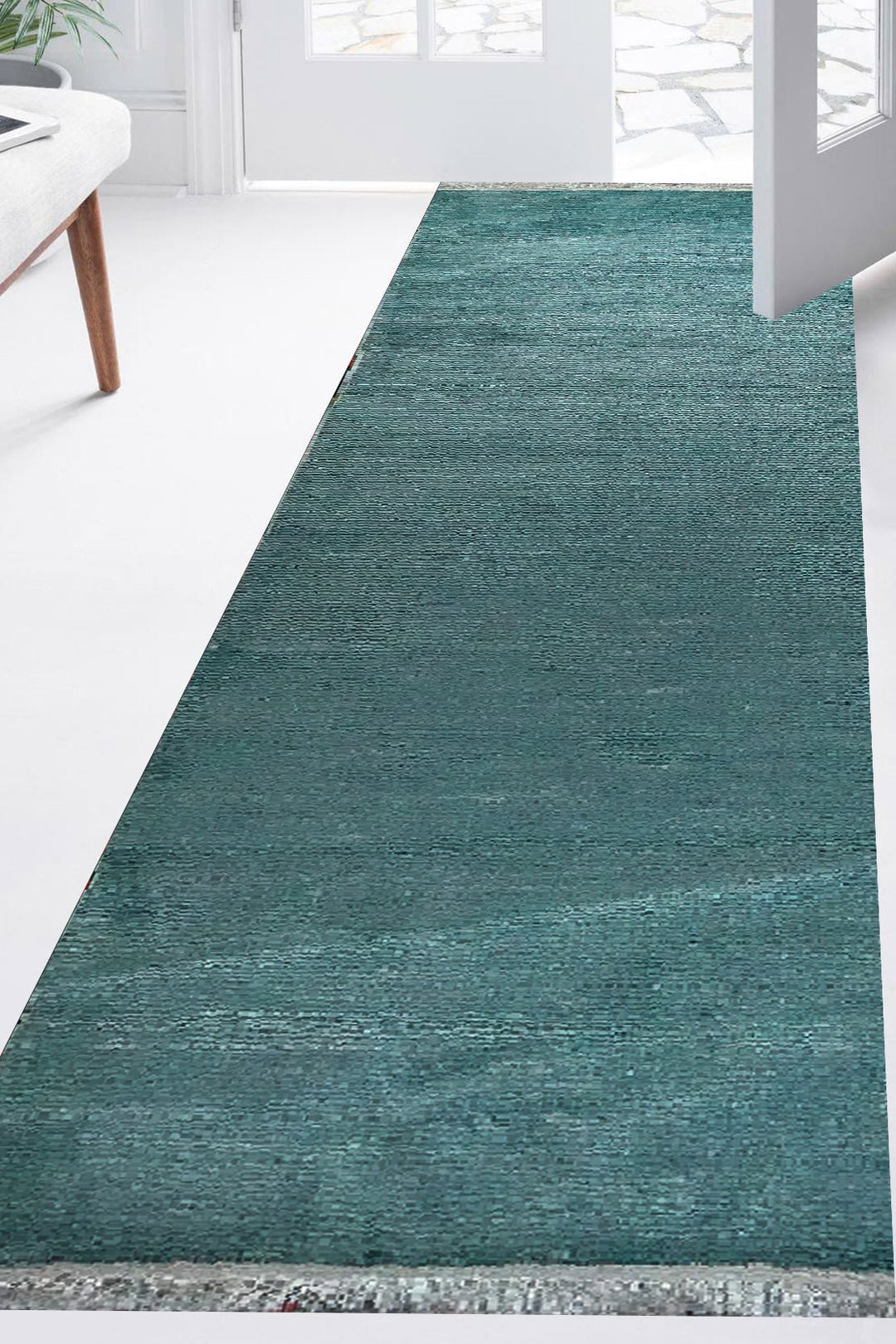 Turkish Modern Festival 1 Rug - 2.62 x 9.84 FT - Blue - Superior Comfort, Modern Style Accent Rugs - V Surfaces