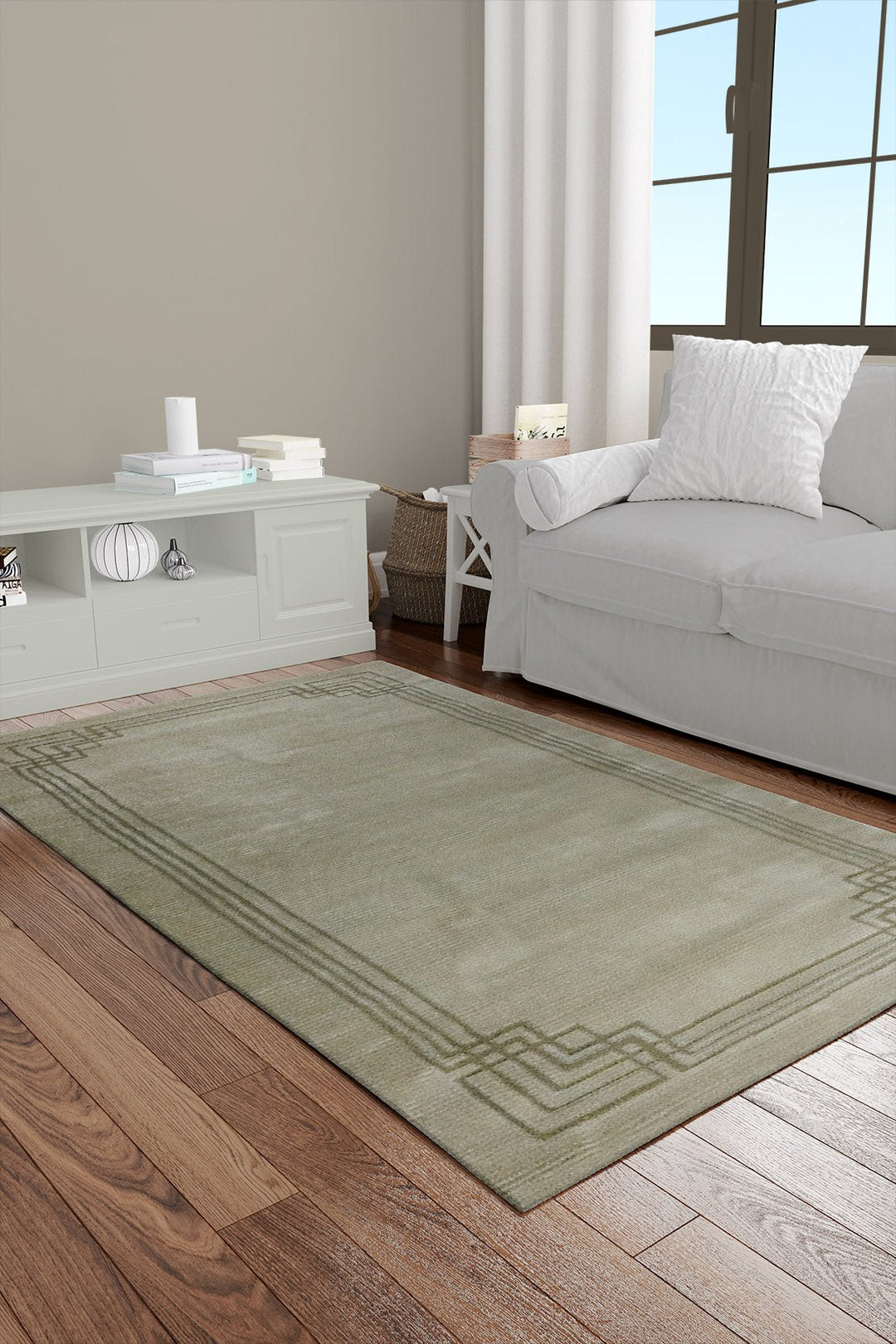 Turkish Modern Festival 1 Rug - 3.28 x 6.56 FT - Cream - Superior Comfort, Modern Style Accent Rugs - V Surfaces