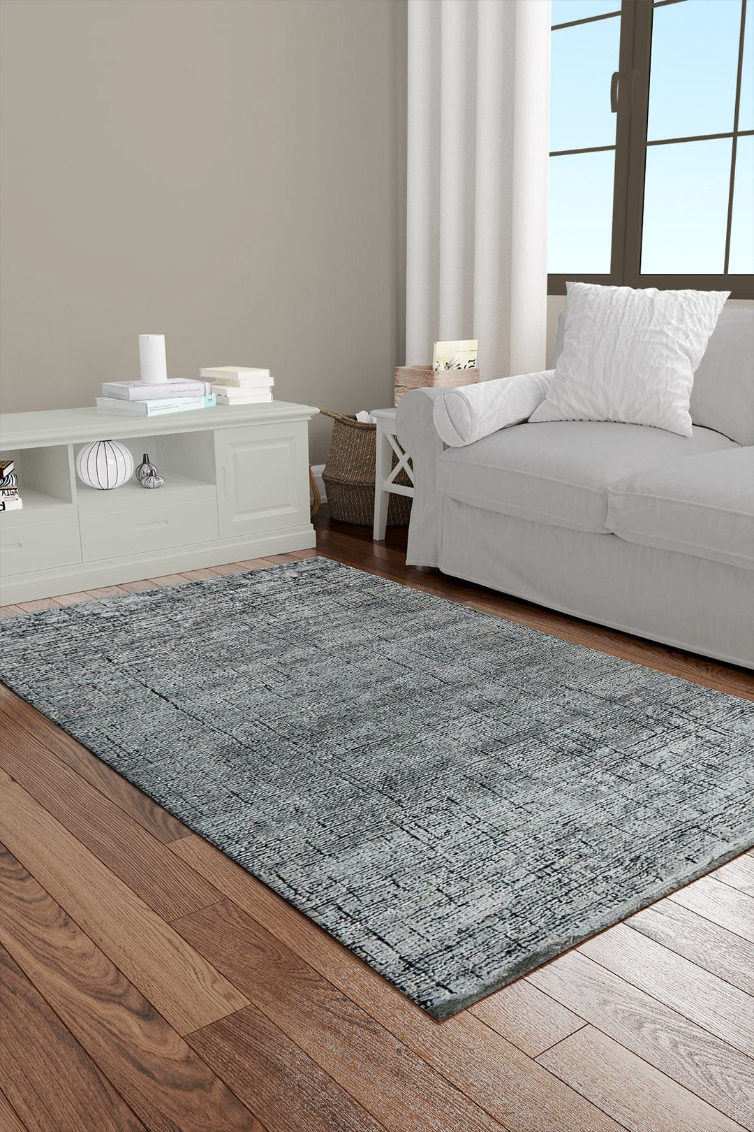 Turkish Modern Festival 1 Rug - 3.28 x 6.56 FT - Gray - Superior Comfort, Modern Style Accent Rugs - V Surfaces