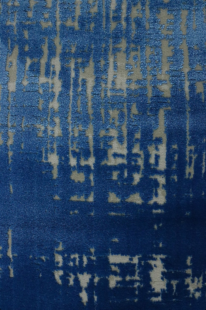 Turkish Modern Festival 1 Rug - 3.93 x 5.90 FT - Blue and Cream- Superior Comfort, Modern Style Accent Rugs - V Surfaces