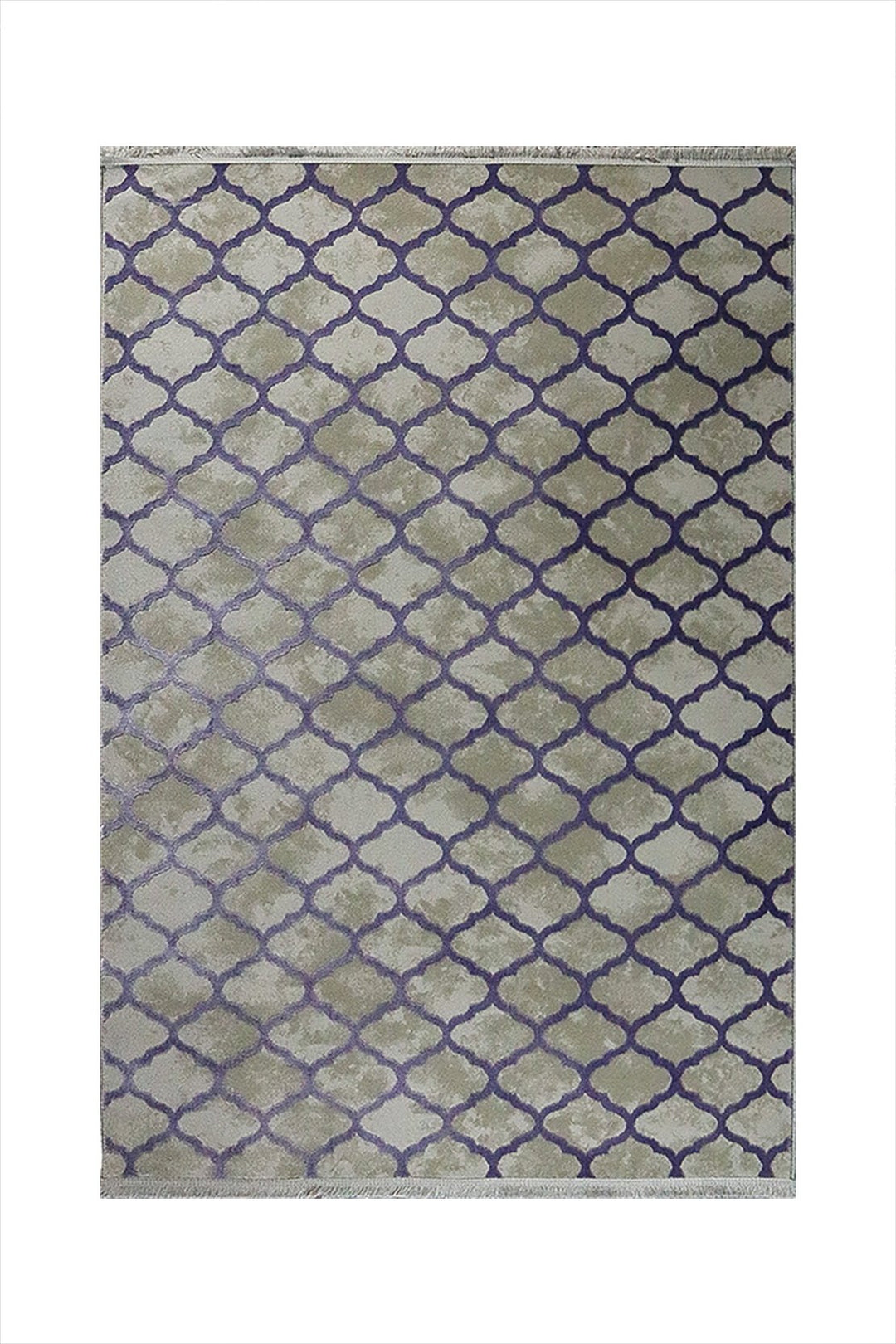 Turkish Modern Festival 1 Rug - 3.93 x 5.90 FT - Gray and Blue - Superior Comfort, Modern Style Accent Rugs - V Surfaces