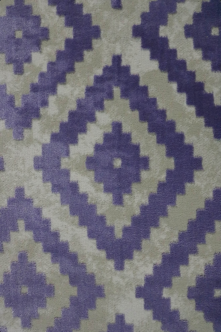 Turkish Modern Festival 1 Rug - 3.93 x 5.90 FT - Gray and Blue - Superior Comfort, Modern Style Accent Rugs - V Surfaces