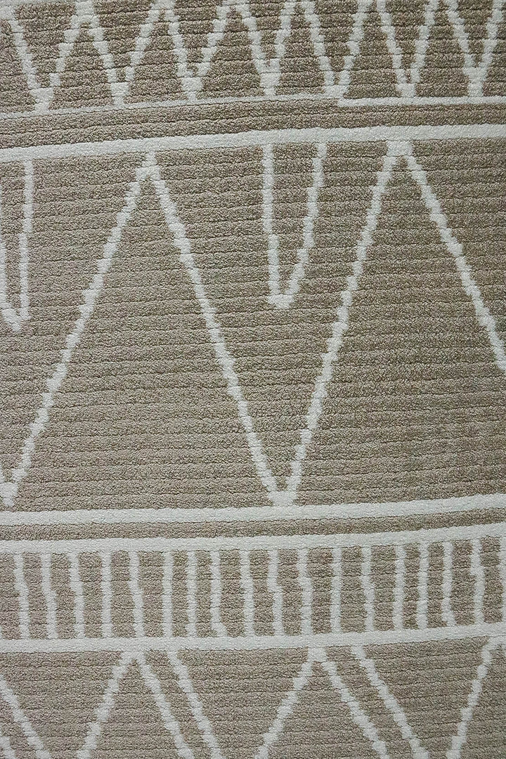 Turkish Modern Festival 1 Rug - 5.24 x 7.54 FT - Beige - Superior Comfort, Modern Style Accent Rugs - V Surfaces