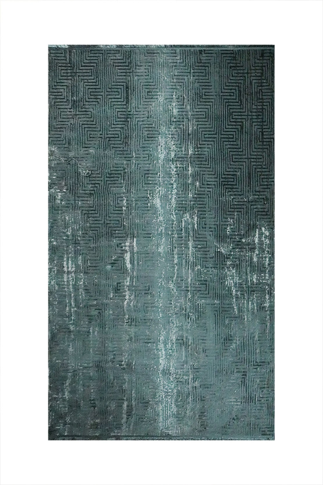 Turkish Modern Festival 1 Rug - 6.5 x 9.8 FT- Blue - Superior Comfort, Modern Style Accent Rugs - V Surfaces