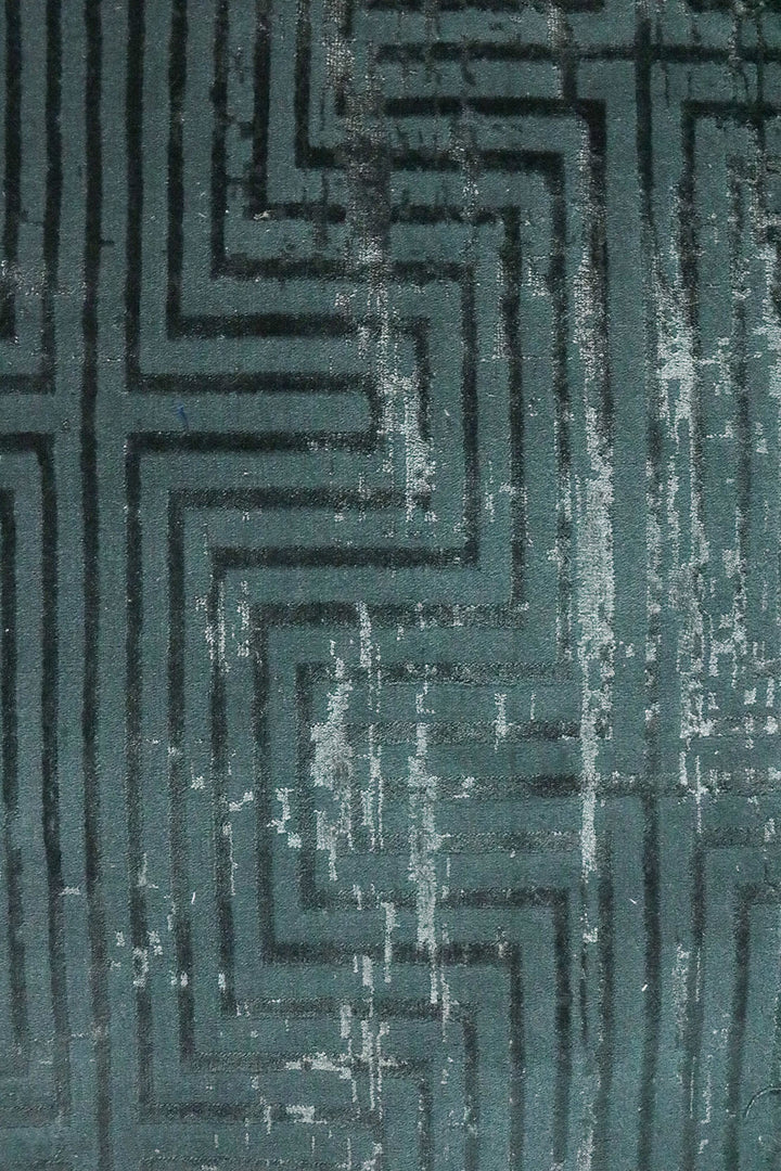 Turkish Modern Festival 1 Rug - 6.5 x 9.8 FT- Blue - Superior Comfort, Modern Style Accent Rugs - V Surfaces