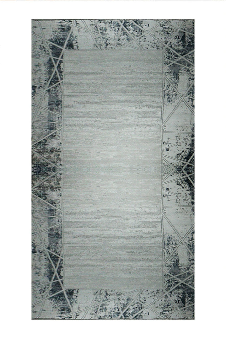 Turkish Modern Festival 1 Rug - 7.8 x 18.7 FT - Gray - Sleek and Minimalist for Chic Interiors - V Surfaces