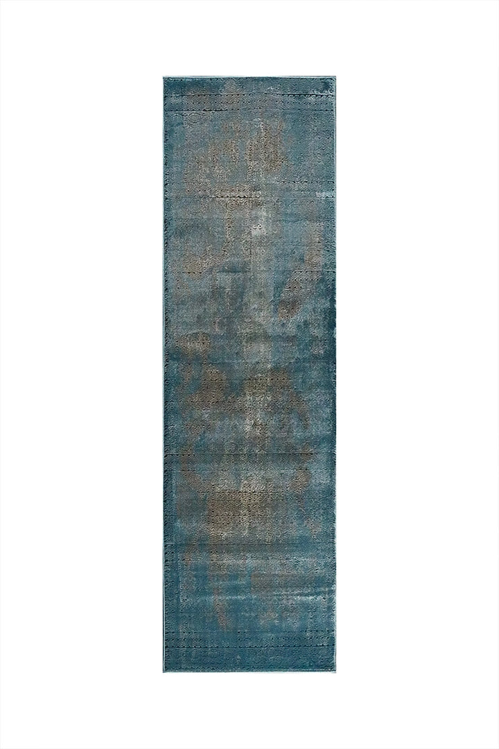 Turkish Modern Festival 2 Rug - 2.16 x 7.51 FT - Blue - Superior Comfort, Modern Style Accent Rugs - V Surfaces