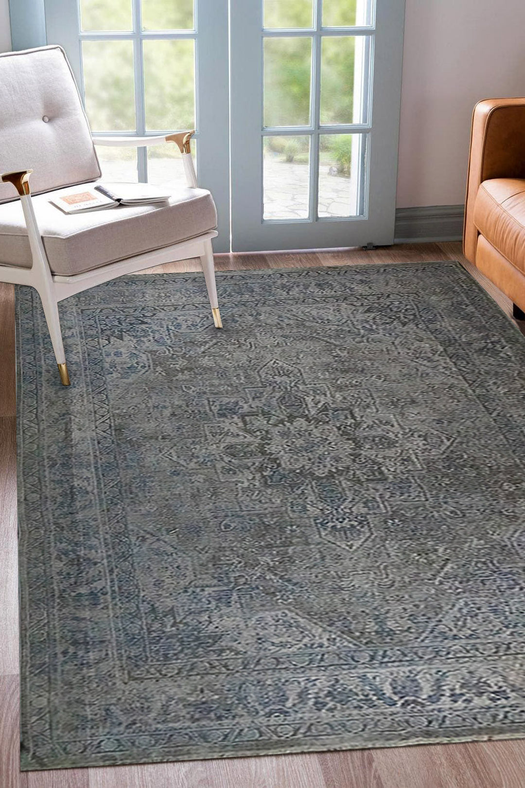 Turkish Modern Festival Plus Rug - 7.87 x 9.84 FT - Gray - Superior Comfort, Modern Style Accent Rugs - V Surfaces